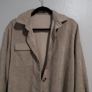 Nasty Gal Oversized Corduroy Jacket